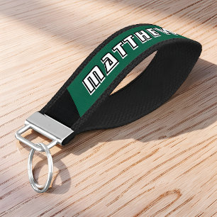 Motorsport Racing Driver Name Custom Wrist Keychain