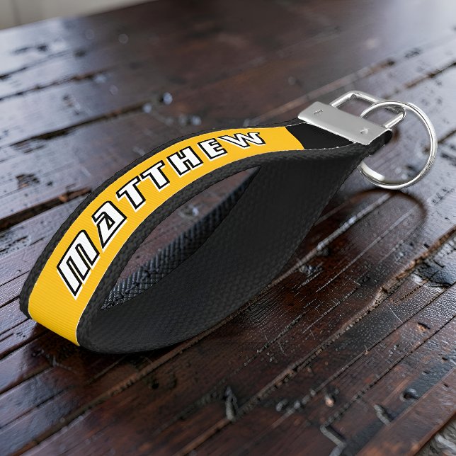 Motorsport Racing Driver Name Custom Wrist Keychain (Creator Uploaded)