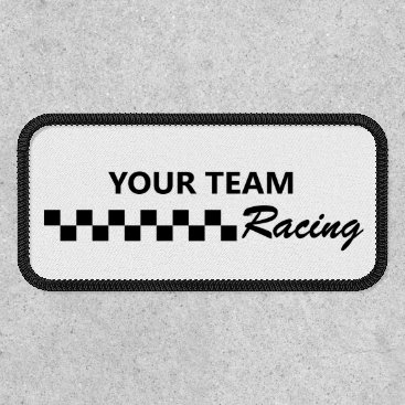 Motorsport Racing Team Patch