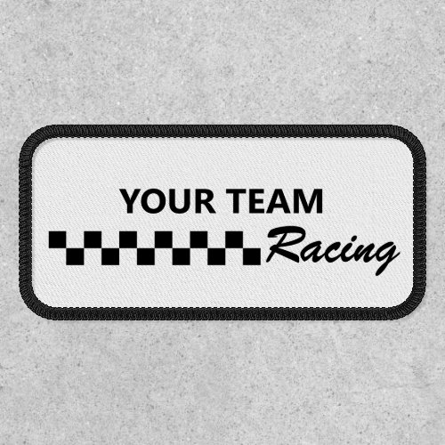 Motorsport Racing Team Patch