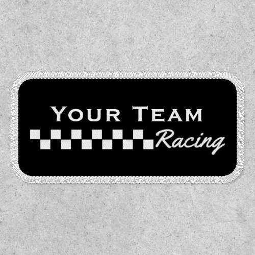 Motorsports Racing Team Patch