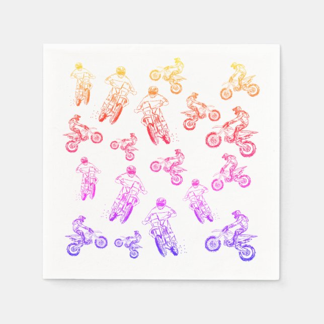 Motosport, Dirt cross Napkins (Front)