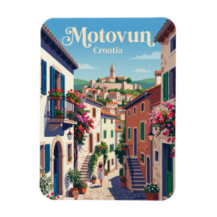 Motovun Alley Croatia Magnet