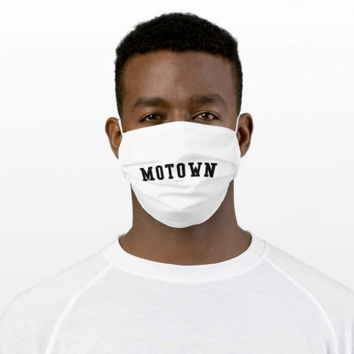 Motown Cloth Face Mask