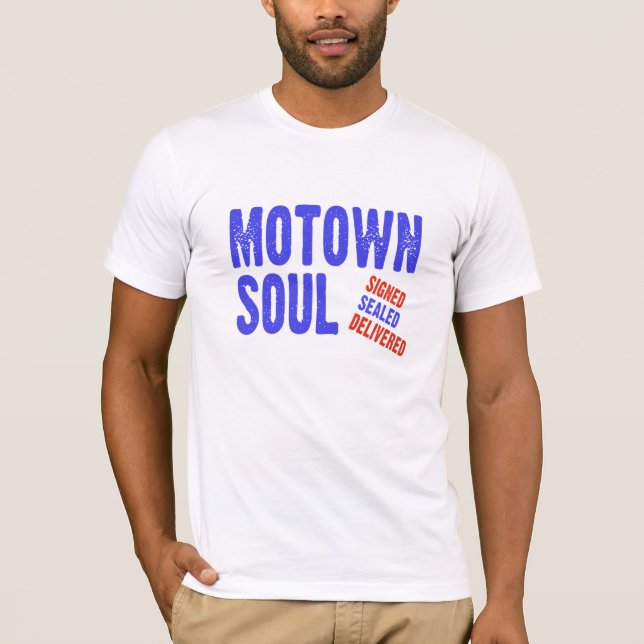 Motown Soul Music Style T-Shirt (Front)