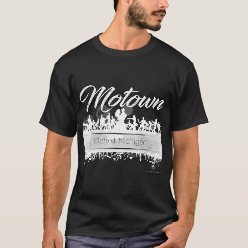 Motown Sound Detroit Michigan Distressed Vintagep T_Shirt