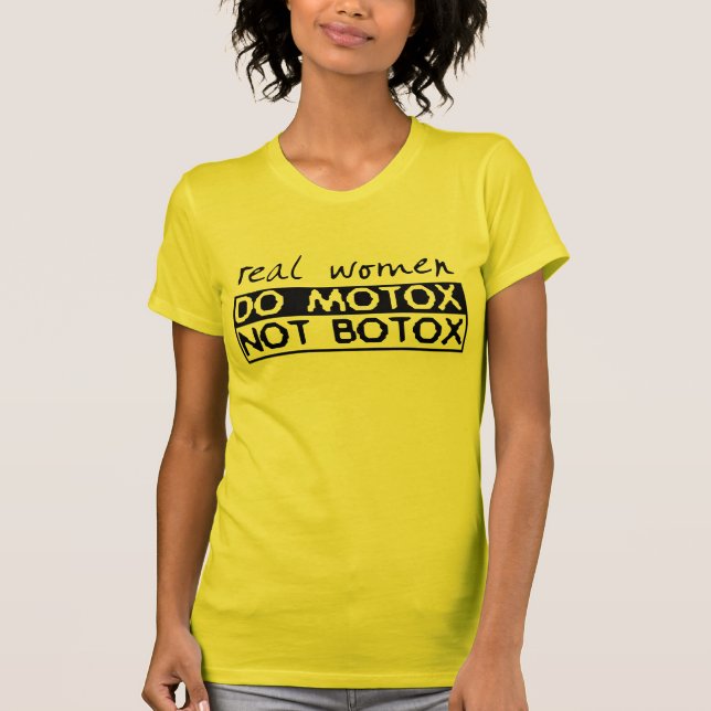 Motox Not Botox Dirt Bike Motocross T-Shirt (Front)