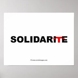 © motsimages : Solidarity Poster