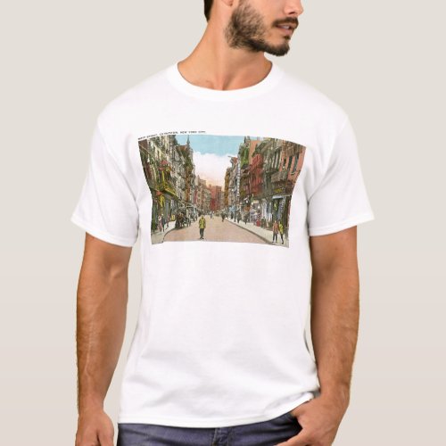 Mott Street CHINATOWN New York City Vintage T_Shirt