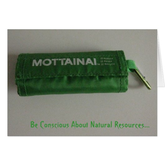 Mottainai - Don't Waste it! Cards (Front Horizontal)