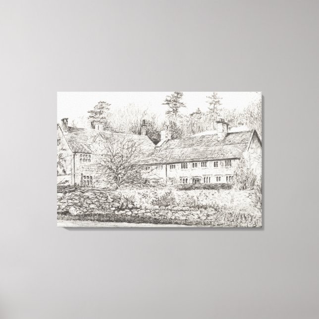 Mottistone Hall Isle of Wight UK 2008 Canvas Print (Front)