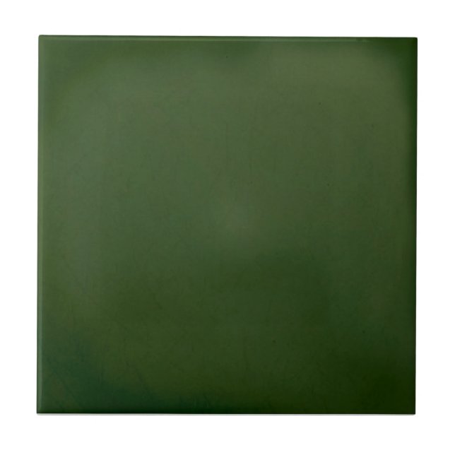 Mottled Bottle Green Reproduction 4.5 & 6 inch Ceramic Tile (Front)