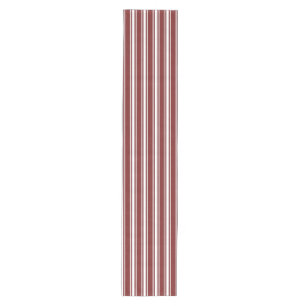 Mottled Double Striped Cranberry Medium Table Runner