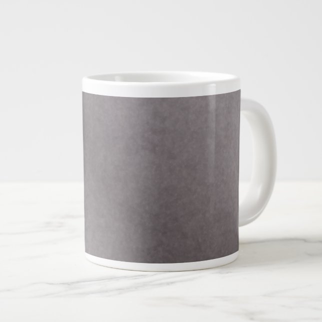 Mottled Gray Gradient Jumbo Mug (Front Right)