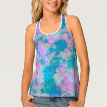 Mottled Lavender and Blue Women's 