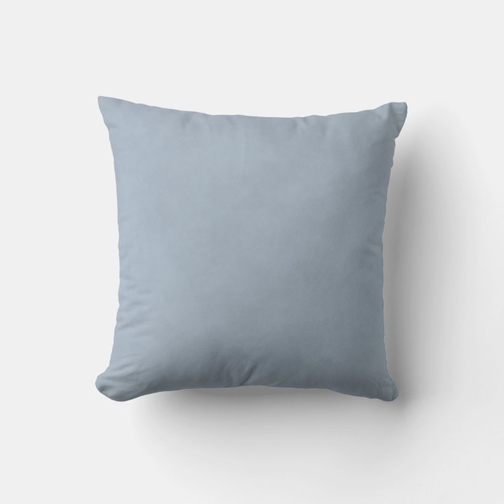 * Mottled Light Steel Blue Throw Pillow Zazzle