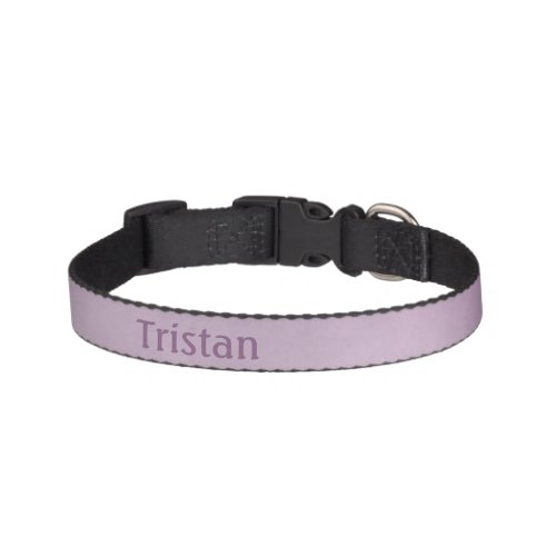 Mottled Lilac Purple with Name Pet Collar