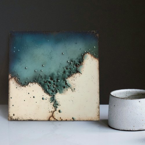 Mottled Marbled Earth Tone Wall Decor Abstract Ceramic Tile