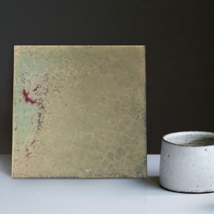 Mottled Marbled Earth Tone Wall Decor Art Nouveau Ceramic Tile