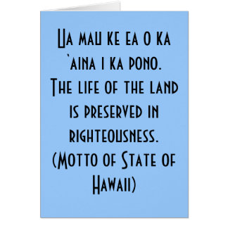 Hawaii State Motto Gifts on Zazzle