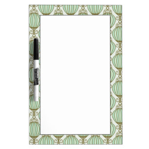 Motton Blue Pattern Dry-Erase Board