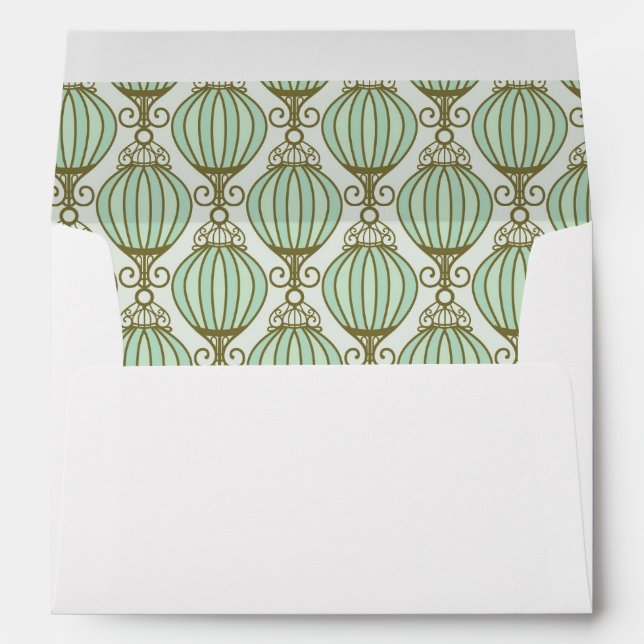 Motton Blue Pattern Envelope (Back (Bottom))