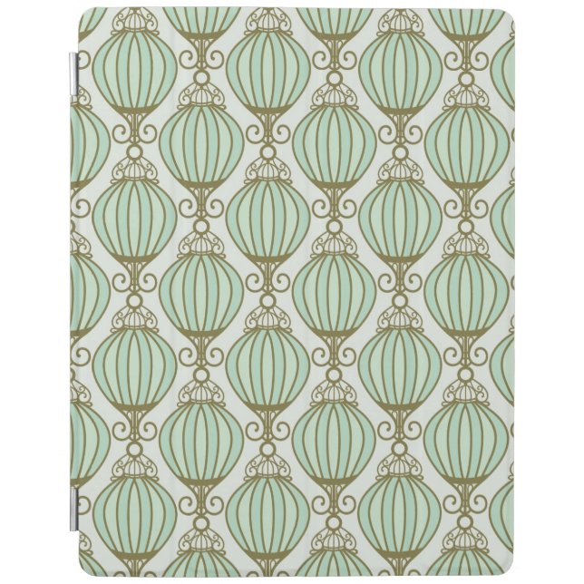 Motton Blue Pattern iPad Smart Cover (Front)