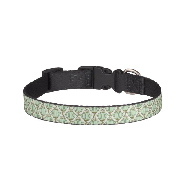 Motton Blue Pattern Pet Collar (Front)