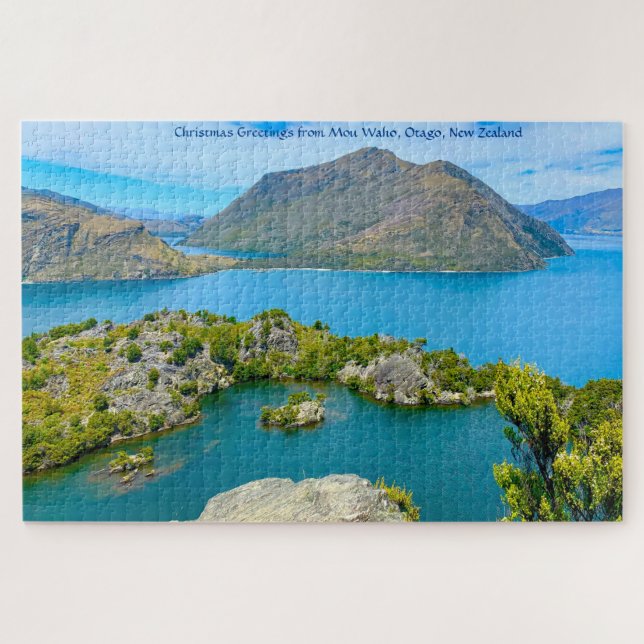 Mou Waho, Otago, New Zealand Jigsaw Puzzle (Horizontal)