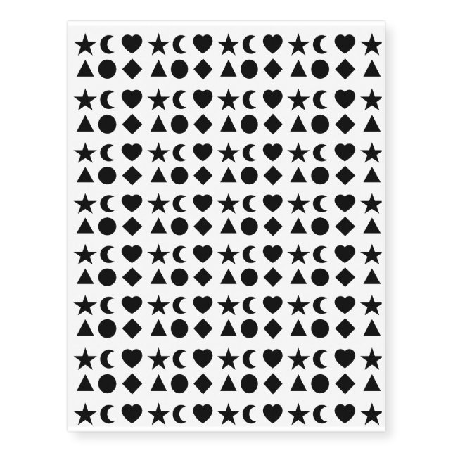 Mouches Face Patches Temporary Tattoos (Front)