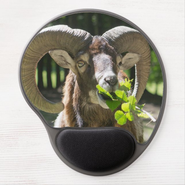 Mouflon Ram Gel Mouse Pad (Front)