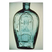 Mould-blown masonic flask (Front)