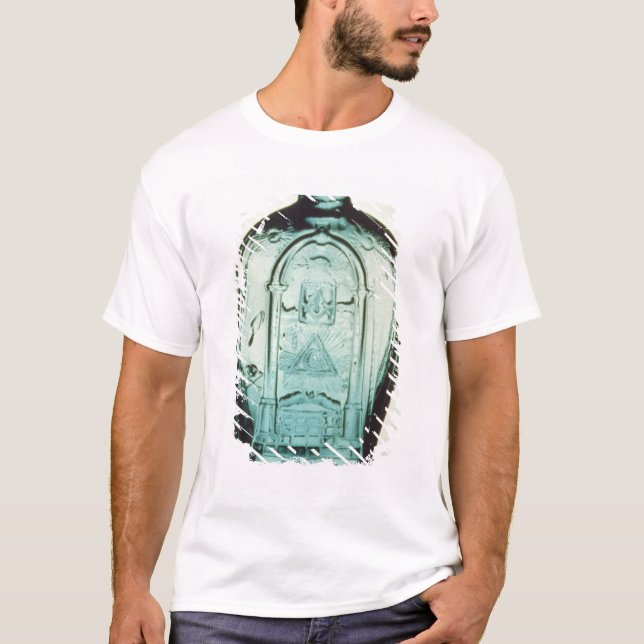 Mould-blown masonic flask T-Shirt (Front)