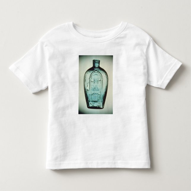 Mould-blown masonic flask toddler t-shirt (Front)