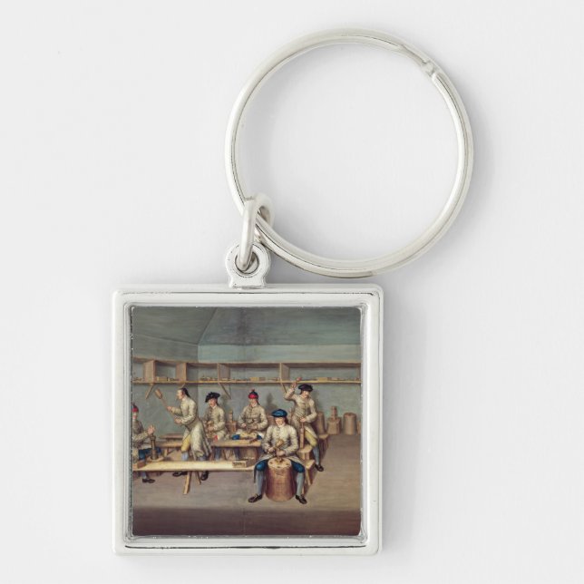 Moulding the Powder Pellets Keychain (Front)