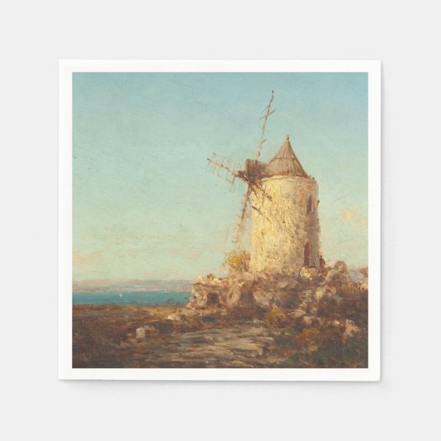 Moulin De Saint-Mitre, Près De Martigues Napkins (Front)