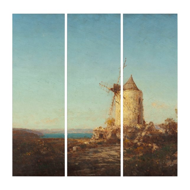 Moulin De Saint-Mitre, Près De Martigues Triptych (Front)