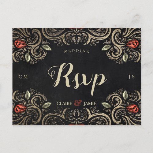 Mouline Rouge Dark and Moody rsvp Postcard