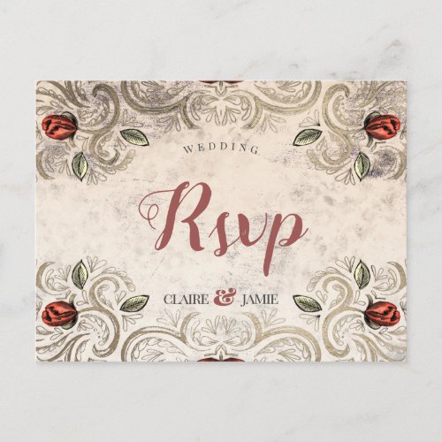 Mouline Rouge Dark and Moody rsvp Postcard