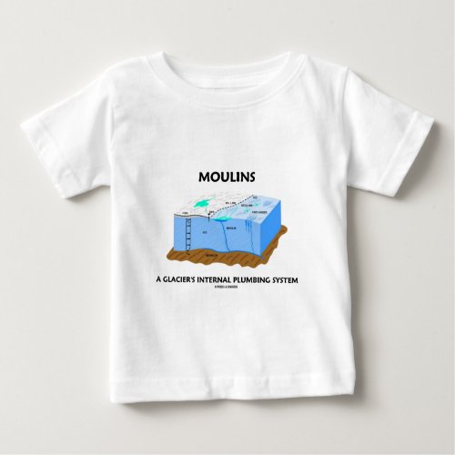 Moulins A Glaciers Internal Plumbing System Baby T_Shirt