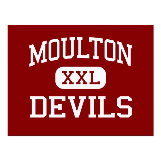 Moulton - Devils - Middle School - Moulton Alabama Postcard