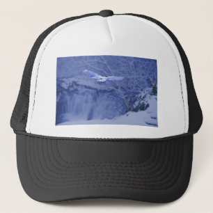 Moulton Falls Washington - Snowy Owl Spirit Trucker Hat