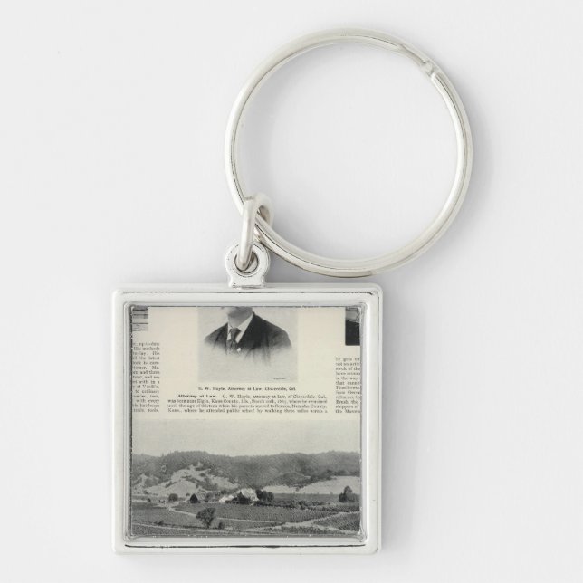 Moulton Hill Winery, California Keychain (Front)
