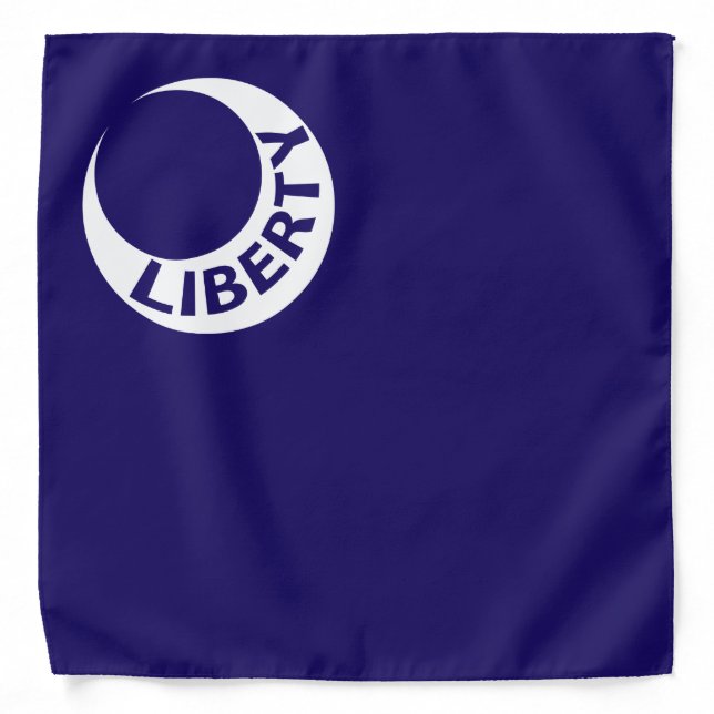 Moultrie Flag (Liberty) (American History) Bandana (Front)