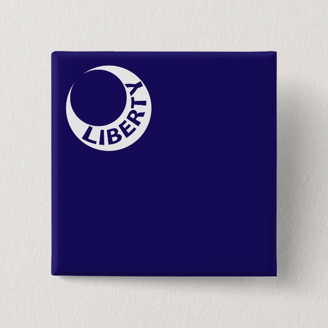 Moultrie Flag (Liberty) (American History) Button (Front)