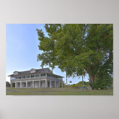 Mound House Fort Myers Beach Florida Poster