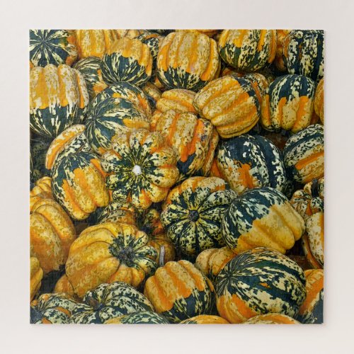 MOUND OF SQUASHORANGE YELLOW AND GREEN JIGSAW PUZZLE