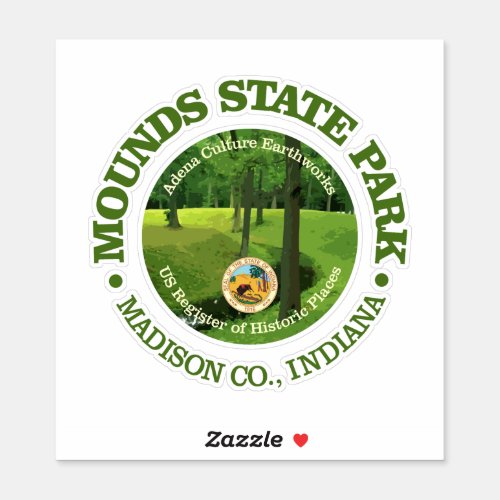 Mounds State Park Sticker