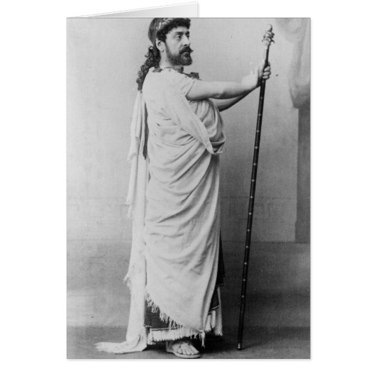 Mounet-Sully as Oedipus in 'Oedipus Rex' (Front)