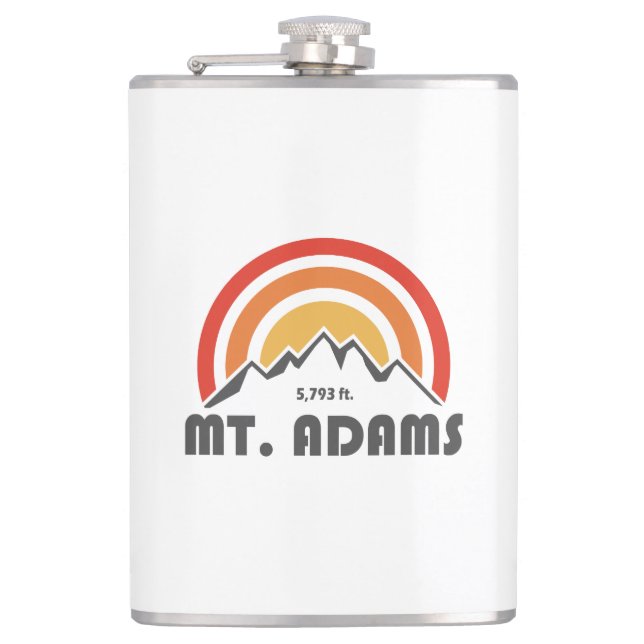 Mount Adams New Hampshire Flask (Front)